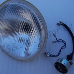 LUCAS HEAD LIGHT BEAM UNIT LENS 6 1/2″ TRIUMPH BSA NORTON AJS VINCENT 516828