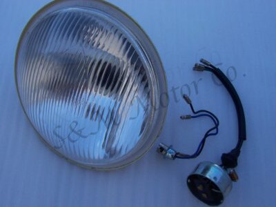 LUCAS HEAD LIGHT BEAM UNIT LENS 6 1/2″ TRIUMPH BSA NORTON AJS VINCENT 516828