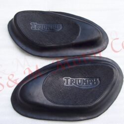 TRIUMPH T20 T100 T120 GAS TANK KNEE PAD RUBBER GRIP 82-1605, 82-1606 SET 1958-65