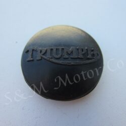 TRIUMPH CENTER GAS TANK PLUG WITH LOGO RUBBER GROMMET 83-3068 T120 TR6 1971-72
