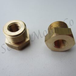 FUEL PETROL GAS TANK TAP VALVE PETCOCK 1/8 TO 3/8 BSP ADAPTER SET BSA M20 M21