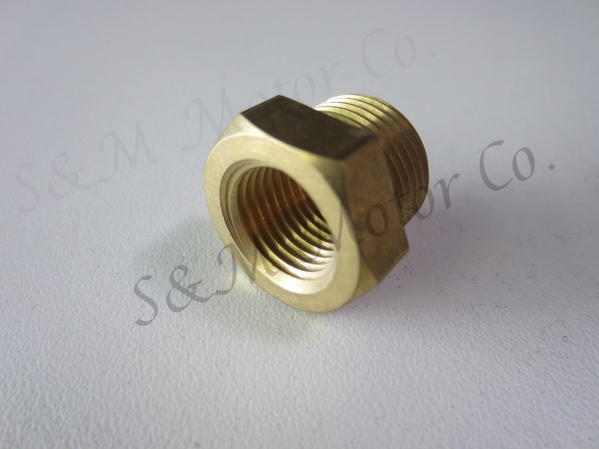 Petcock Adaptor 1/4-3/8 BPT BSP thread Triumph Norton BSA 250 350 441 Petcock Adaptor 1/4-3/8 BPT BSP thread Triumph Norton BSA 250 350 441