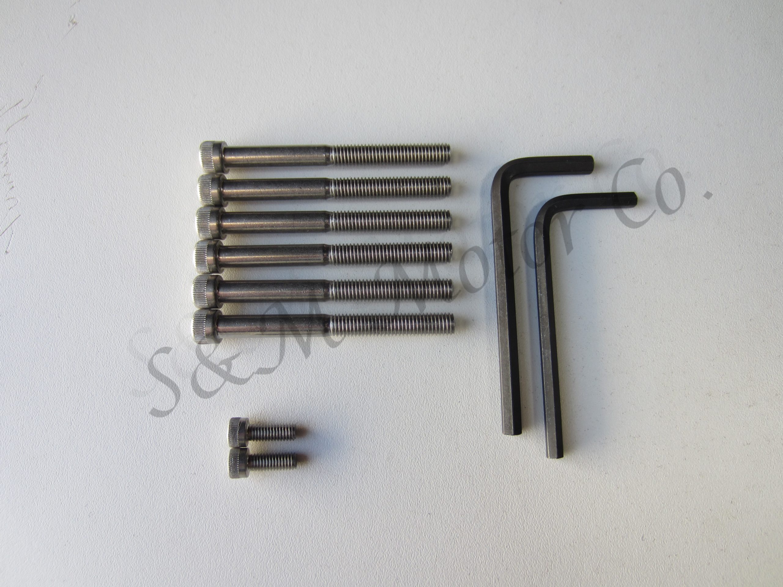thumbnail image 2 of Stainless Steel Allen Screw Bolt Set For BSA A50 A65 Primary Clutch Cover 1963-68 2 of 6