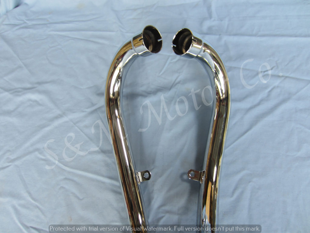TRIUMPH EXHAUST HEADER PIPE T120 TR6 196370 BONNEVILLE TIGER 705957 705958 S&M Motor Co.
