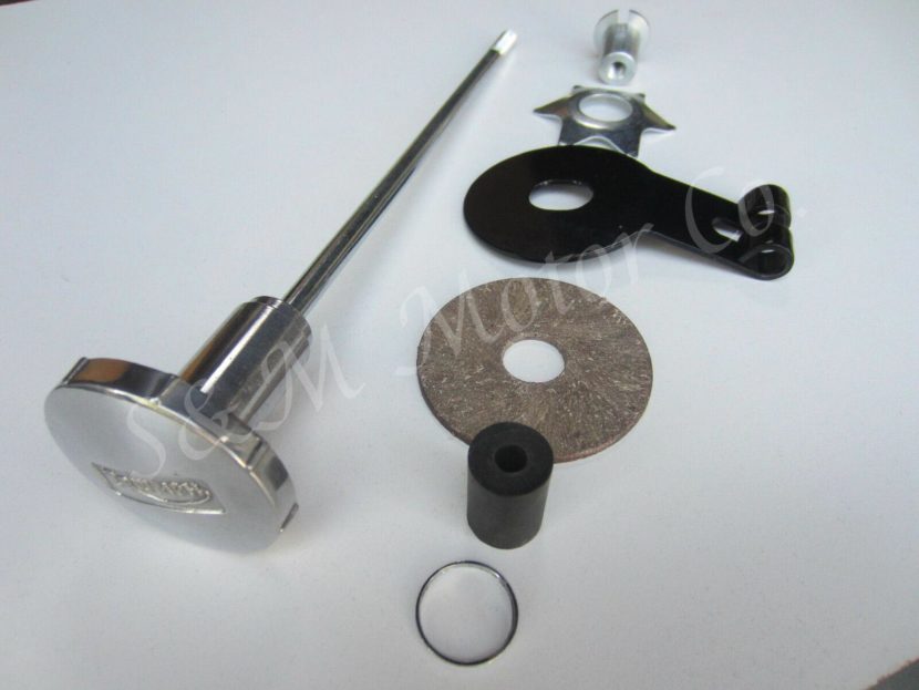 TRIUMPH T120 TR6 STEERING DAMPER KNOB KIT 196365 BONNEVILLE 971142 97