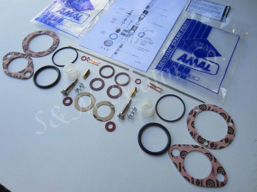 AMAL MONOBLOC CARB CARBURETOR OVERHAUL REBUILD KIT RKC/389 TRIUMPH BONNEVILLE S&M Motor Co.
