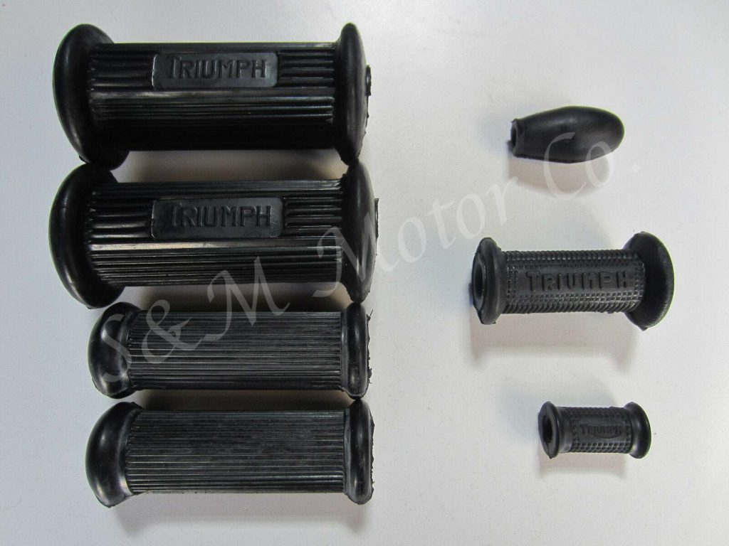 Juego De Gomas Para Estriberas Y Pedal De Cambio Triumph Bonneville, T140, TR7 Desde 1979 – Sin Marca