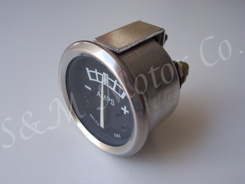 Amperometro Lucas 12 AMP Amperometro Lucas Riprodotto, 12 AMP 12V, Per Moto D'epoca Norton BSA Triumph Ariel Ajs Amperometro 12V Per Moto Classiche