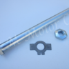 TRIUMPH T120 T150 T160 SWINGARM SPINDLE BOLT TAB NUT KIT 21-0620 21-0545 82-5944