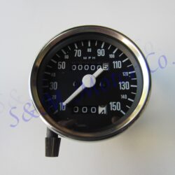 TRIUMPH BSA BLACK FACE 150 M.P.H. SPEEDOMETER GAUGE INSTRUMENT 60-2394
