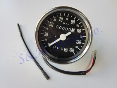 TRIUMPH BLACK FACE 150 M.P.H. SPEEDOMETER VEGLIA GAUGE INSTRUMENT 60-7222