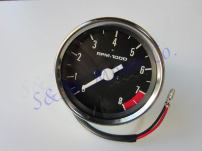 TRIUMPH BLACK FACE TACHO TACHOMETER VEGLIA GAUGE INSTRUMENT 60-7223 - Image 2