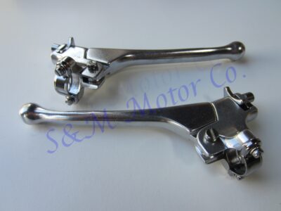BSA HANDLEBAR 7/8" BRAKE CLUTCH LEVER SET 68-8718, 68-8719 DOHERTY 200 - Image 2