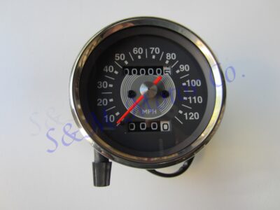 TRIUMPH BSA GREY FACE 120 M.P.H. SPEEDOMETER GAUGE INSTRUMENT