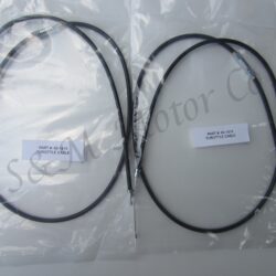 2 TRIUMPH THROTTLE CABLE T120R T120 T140 1968-76 BONNEVILLE TIGER 60-1819, D1819