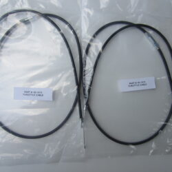 2 TRIUMPH THROTTLE CABLE T120R T120 T140 1968-76 BONNEVILLE TIGER 60-1819, D1819