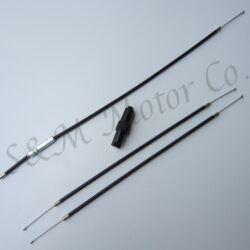NORTON COMMANDO CHOKE CABLE ASSEMBLY UK BAR 1969-74 06-6565, 03-3144, 01-9824
