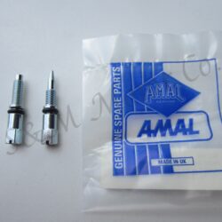 AMAL CARB CONCENTRIC EXTENDED THROTTLE STOP & PILOT SCREWS 622/168 622/169