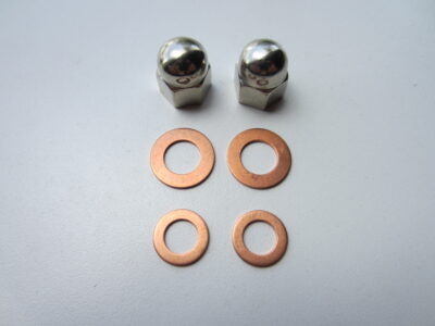 TRIUMPH T15 T20 TIGER CUB ROCKER FEED SPINDLE ACORN DOMED NUT WASHER 97-0400