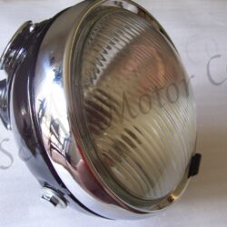 6 1/2" LUCAS DU42 HEADLAMP HEAD LIGHT HEADLIGHT COMPLETE BSA TRIUMPH NORTON AJS