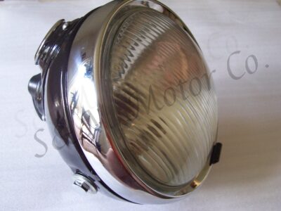 6 1/2" LUCAS DU42 HEADLAMP HEAD LIGHT HEADLIGHT COMPLETE BSA TRIUMPH NORTON AJS