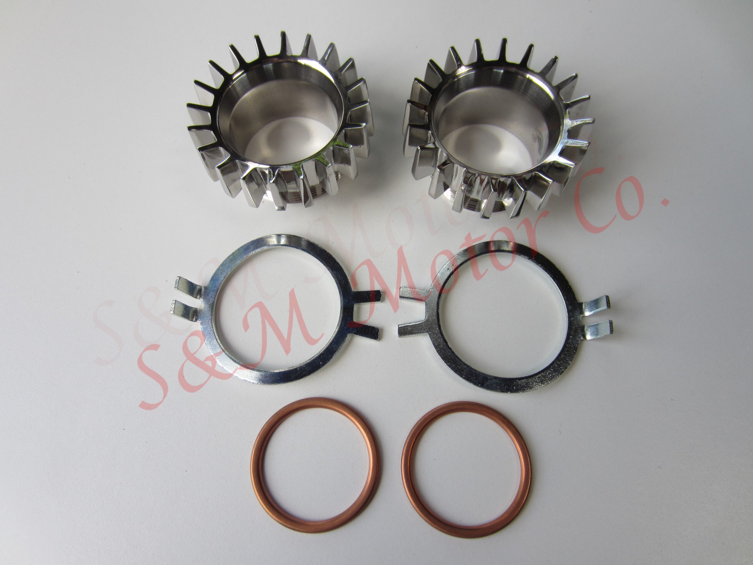 Andover Norton Genuine Exhaust Pipe Locking Washer Set – 750 850 Commando, PN 06-2412 (2 Washers)