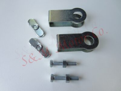 TRIUMPH T120 T140 REAR WHEEL CHAIN TENSIONERS ADJUSTERS 37-3742, 83-6082 1971-79