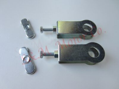 TRIUMPH T120 T140 REAR WHEEL CHAIN TENSIONERS ADJUSTERS 37-3742, 83-6082 1971-79 - Image 2