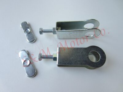 TRIUMPH T120 T140 REAR WHEEL CHAIN TENSIONERS ADJUSTERS 37-3742, 83-6082 1971-79 - Image 3