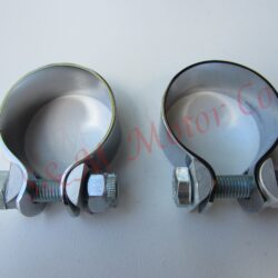 EXHAUST MUFFLER PIPE CLAMPS CLIPS 1 1/2" TRIUMPH NORTON BSA 70-5874, E5874