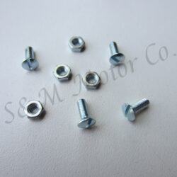 BSA B33 A7 A10 A65 GAS FUEL TANK BADGE EMBLEM SCREW SET 65-8317 76-9222 42-8034