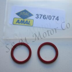 2 AMAL 375 376 389 689 MONOBLOC CARB CARBURETOR JET HOLDER FIBER WASHER 376/074