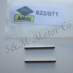 2 AMAL MK1 CONCENTRIC 600 900 CARB FLOAT SPINDLE 622/071, 99-0513, 19-3116 BSA