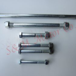 BSA A50 A65 ENGINE MOUNTING FRAME BOLT NUT SET UNF 1969-70