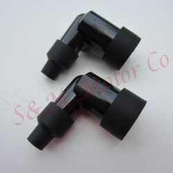 2 NGK TYPE SPARK PLUG CAP WIRE RUBBER BOOT 0 OHM NON RESISTOR LZFH TRIUMPH BSA